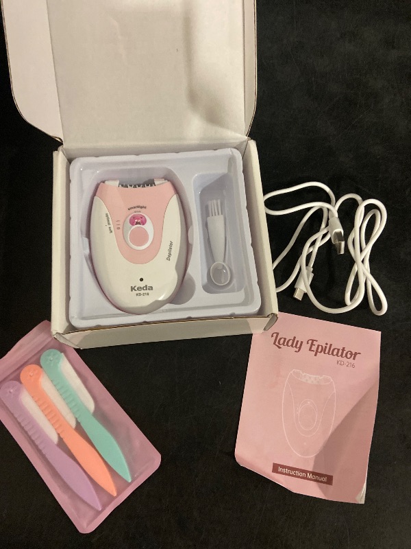 Photo 1 of Epilator,Epilator for Women Facial Hair Removal Rechargeable,2 Speeds Hair Removal,Hair Removal Device with 36 Tweezers,Hair Removal for Women Legs/Face/Bikini/Arms,Womens Electric Shaver Smooth Skin