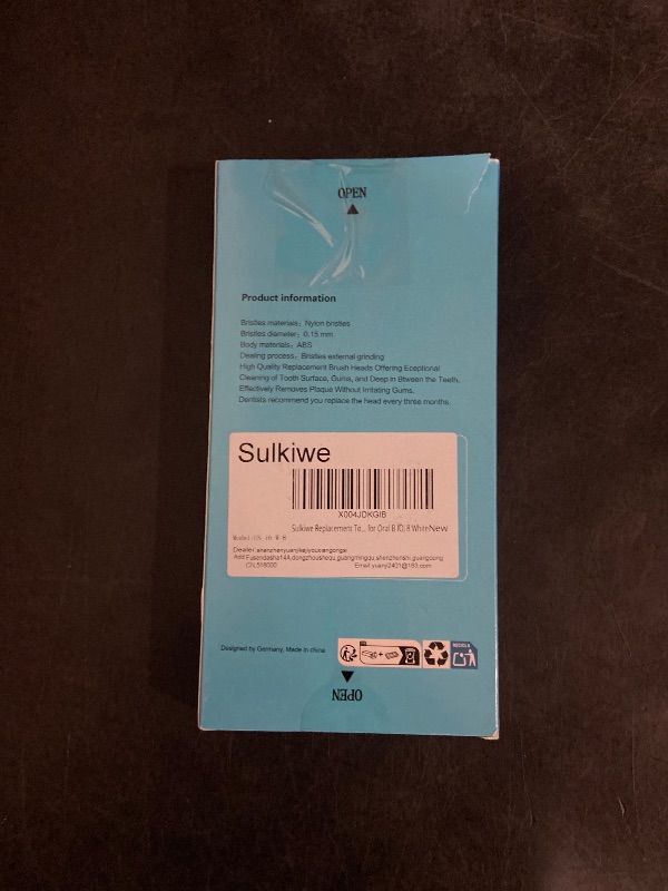 Photo 1 of 8 Pack iO Replacement Heads Compatible with Oral B iO, for Oral B iO 2/3/4/5/6/7/8/9/10 Series Toothbrushes, Medium Bristles, Soft Yet Effective, White
