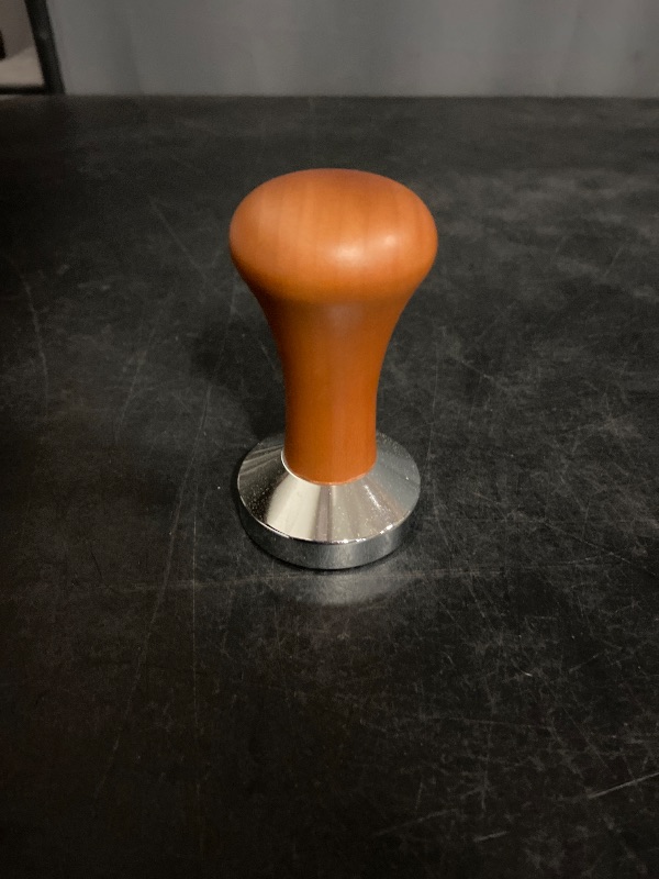 Photo 1 of 51mm Espresso Tamper-Premium Barista Coffee Tamper Coffee Tamper Classic Series Stainless Steel Espresso Tamper Coffee Press Tool Tamper Espresso Handle, 90x51mm, Solid wood, Stainless steel