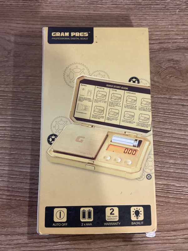 Photo 1 of Digital Pocket Gram Scale 300g x 0.01g Accuracy? Small Mini High Precision Gold Scale Digital Weight Grams and Oz for Jewelry,Diamond?Arrows, Powders and Medicine,with 50g Cal Weights

