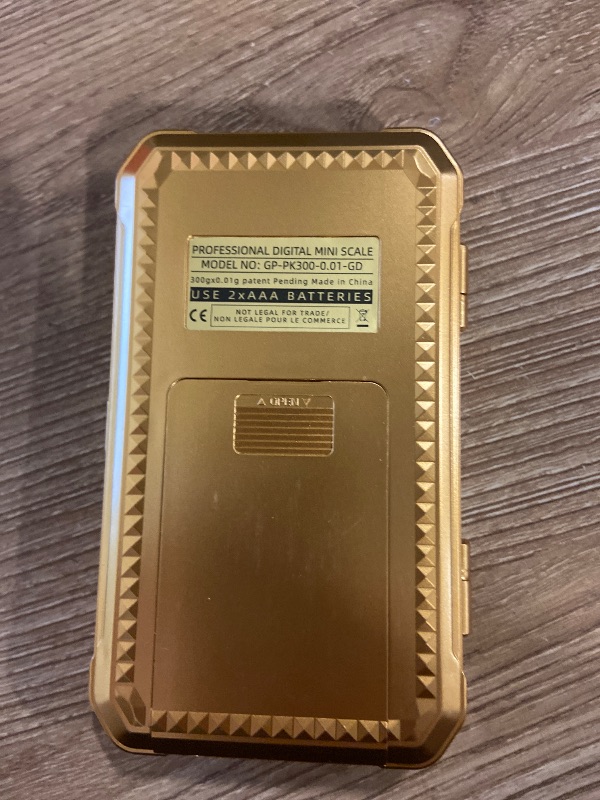 Photo 1 of Digital Pocket Gram Scale 300g x 0.01g Accuracy? Small Mini High Precision Gold Scale Digital Weight Grams and Oz for Jewelry,Diamond?Arrows, Powders and Medicine,with 50g Cal Weights
