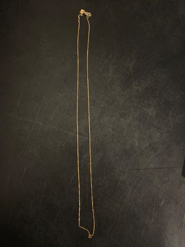 Photo 1 of Jewlpire 18k Gold Plated 925 Sterling Silver Chain Necklace for Women, 1.1mm Cable Chains Necklace Thin & Dainty & Sturdy Women's Chain Necklaces, 14/16/17/18/20/22/24 Inches