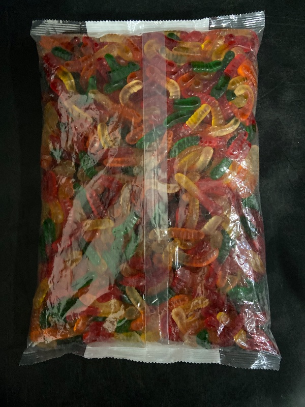 Photo 1 of Albanese Candy, Mini Assorted Fruit Gummi Worms, 5-pound Bag