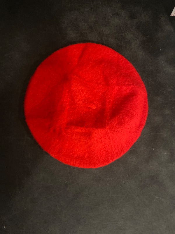 Photo 1 of Kids Girls Boys Solid Color Classic French Style Beret Beanie Hat