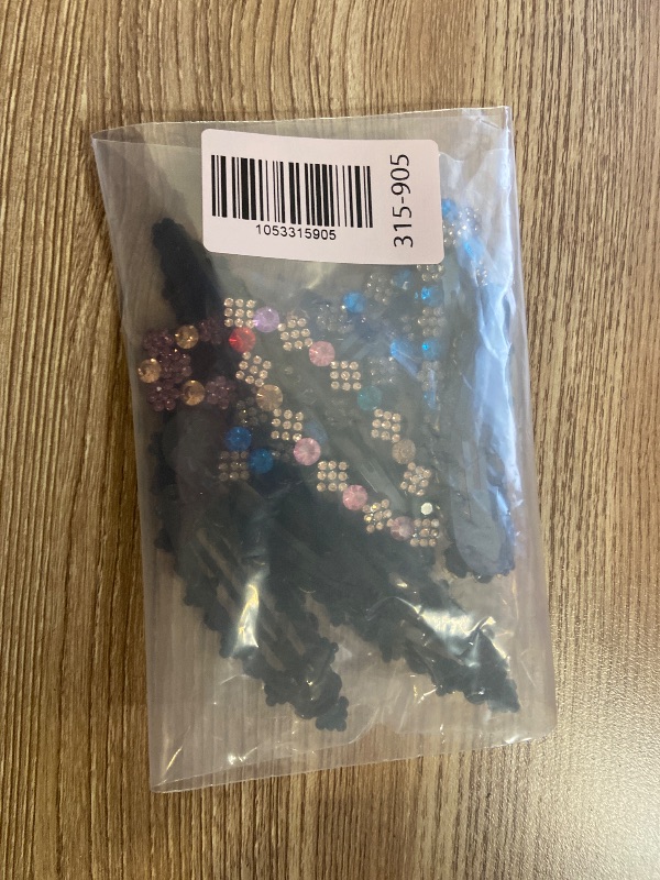 Photo 1 of OIIKI Rhinestone Snap Hair Clips for Women 10pcs, Sparkly Glitter Crystal Hair Clips Barrettes Bling Diamond Fancy Hair Snap Clips Hairpins for Girls Wedding Decorative Hair Accessories
