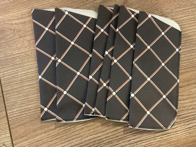 Photo 1 of 6 Pack Reading Glasses Pouch - Soft Eyeglasses Bag Portable Cloth Eyewear Case