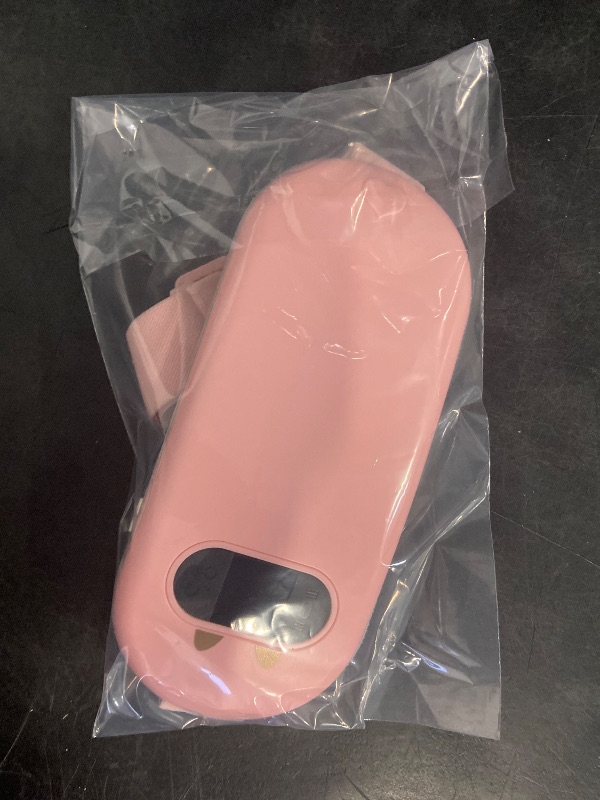 Photo 1 of Portable Heating Pad for Period Cramps: Cordless Menstrual Heating Pad with 6 Heat Levels and 6 Massage Modes, 3s Fast Heating Gift for Women and Girl(Pink)