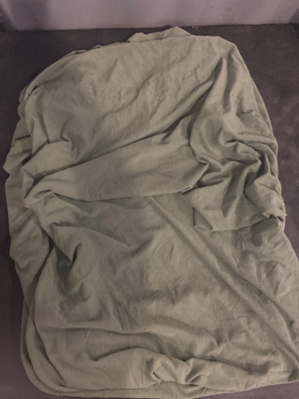 Photo 1 of Easy-Going 6 Pieces Microfiber Stretch Sectional Recliner Sofa Slipcover Soft Fitted Fleece 2 Seats Couch Cover Washable Furniture Protector with Elasticity for Kids(Recliner Loveseat, Greyish Green)
