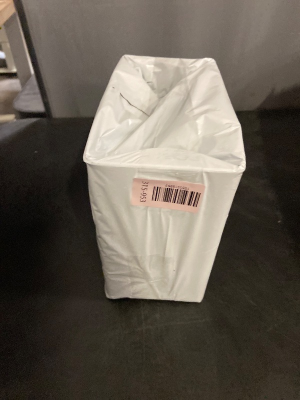 Photo 1 of mDesign Tall Modern Stackable Plastic Storage Organizer Bin Basket with Handles for Bathroom Vanity Organization - Shelf, Cubby, Cabinet, or Closet Organizing Decor - Ligne Collection - Clear
