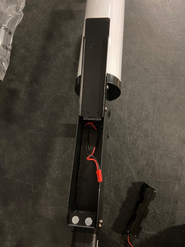 Photo 1 of CO2 Handheld Fog Gun Smoke Machine with LED Lights Handheld CO2 Jet Machine with 3 Meter Gas Hose, Red Green Blue Stage Effect Fogger Smoke Cannon Gun for DJ, Halloween, Party, Club, Bar
