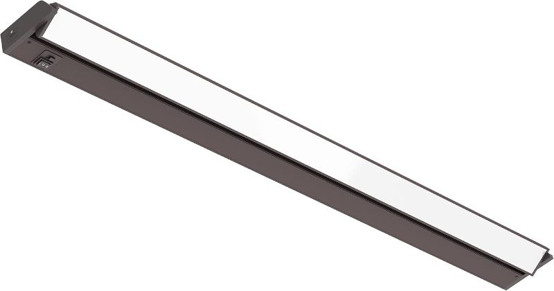 Photo 1 of GETINLIGHT 40-inch Swivel LED Under Cabinet Lights, Glass Lens, Selectable White 2700K/4000K/5000K, Dimmable with Wall Dimmers, Bronze Finish, IN-0202-5-BZ

