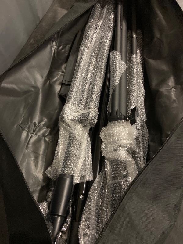 Photo 1 of 180 inch Projector Screen and Stand, 15FT Large Indoor Outdoor Movie Projection Screen 4K HD 16: 9 Anti Crease Design for Backyard Movie Night Easy to Clean, 1.1Gain, 160° Viewing Angle & A Carry Bag