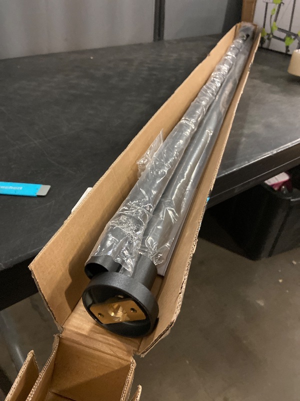 Photo 1 of Artiwell Heavy Duty Shower Rod, Adjustable Shower Curtain Rod, Expandable 47-84 Inch, Permanent Mount Shower Rod, Never Rust Stainless Steel For Window Curtain and Closet, Matte Black