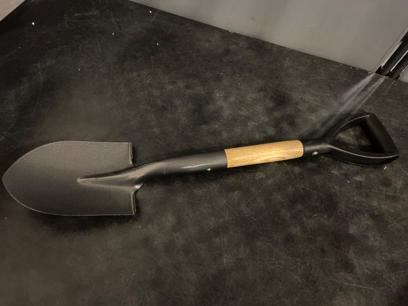 Photo 1 of Kids Metal 28-inch Round Shovel with D-Handle - Camp, Beach & Garden Shovel
