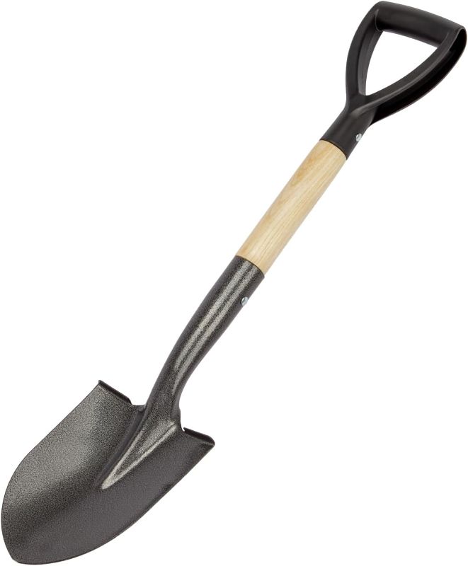 Photo 1 of Kids Metal 28-inch Round Shovel with D-Handle - Camp, Beach & Garden Shovel

