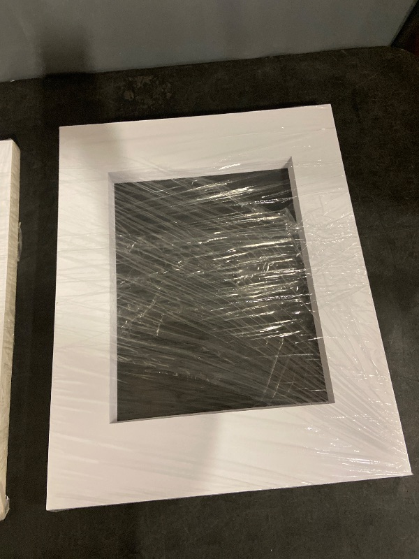 Photo 1 of Falling in Art 25 Pack Acid-Free 16x20" White Picture Mats Board Show Kit for 11x14" Pictures, 4-Ply Beveled Precut Photo Boards with Backing Boards and Plastic Clear Bags
