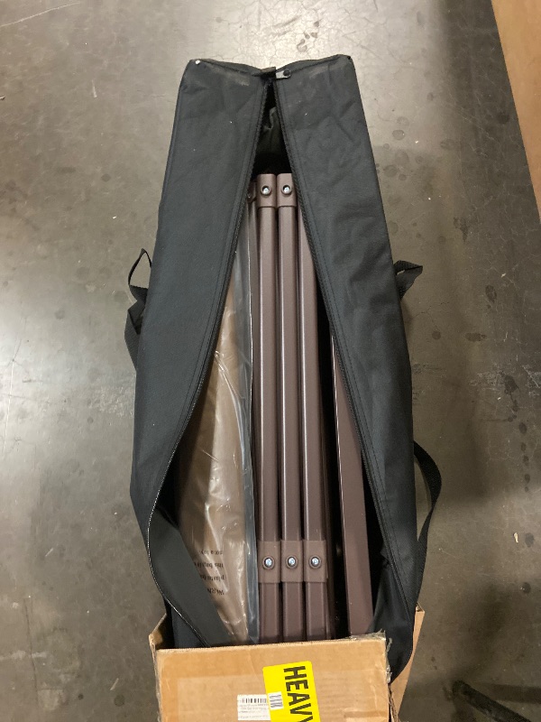 Photo 1 of COOS BAY 11x11 Pop Up Instant Gazebo Tent with Mosquito Netting Outdoor Canopy Shelter with 121 Square Feet of Shade (Beige)
