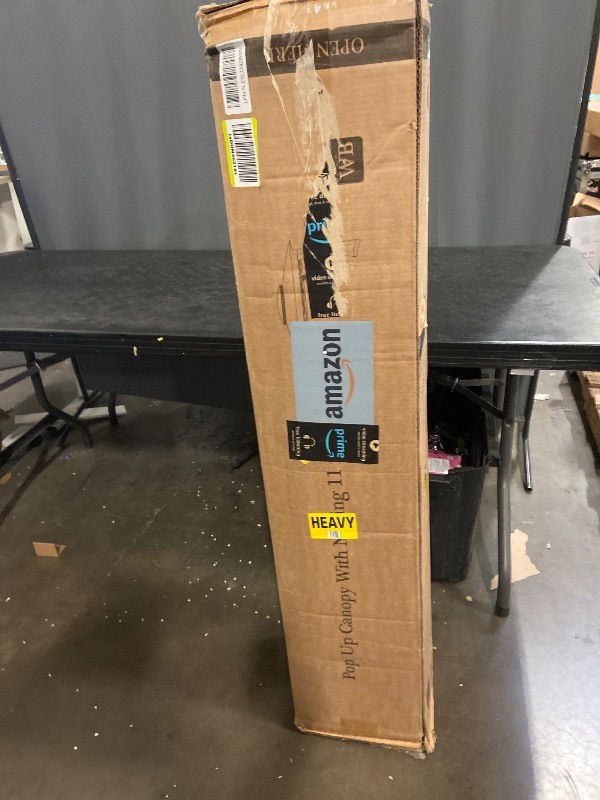 Photo 1 of COOS BAY 11x11 Pop Up Instant Gazebo Tent with Mosquito Netting Outdoor Canopy Shelter with 121 Square Feet of Shade (Beige)
