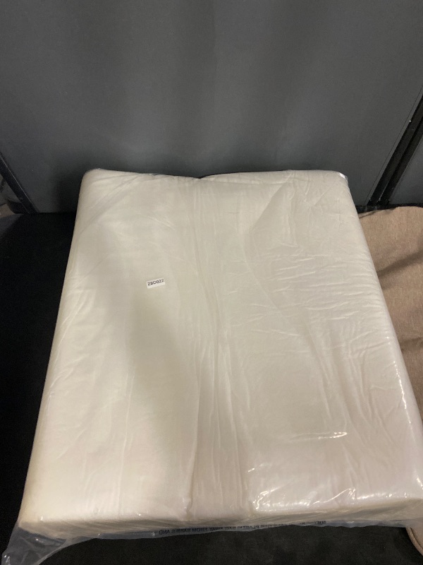 Photo 1 of Honeycomb Outdoor Heritage Deep Seat, 24 x 23, Textured Solid Almond Chair Cushion for Patio Furniture
