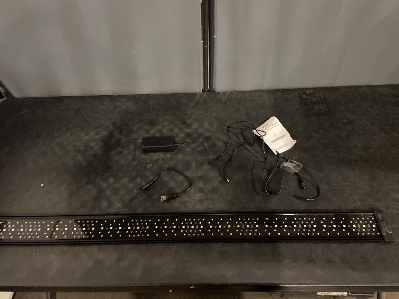 Photo 1 of AQQA LED Aquarium Light, 24/7 Mode IP68 Waterproof Extendable Bracket Fish Tank Light, DIY Mode Full Spectrum Aquarium Plant Light, Adjustable Timer/Brightness Memory Function for 40-48 Inch Fish Tank