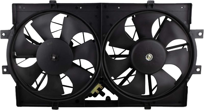 Photo 1 of BOXI 620-004 Dual Radiator A/C Condenser Cooling Fan Assembly for Chrysler Concorde 1993-97 / LHS 1994-97 / New Yorker 1994-96 / for Dodge Intrepid 1993-97 / for Eagle Vision 1993-97/4596212 620160