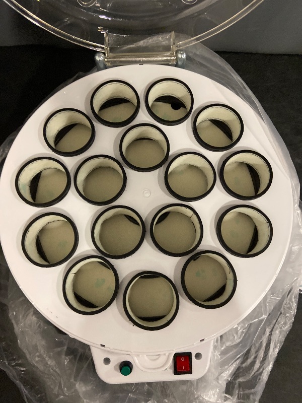 Photo 1 of Automatic Pool Ball Cleaner, 180W Electric Pool Ball Polishing and Cleaning Machine 16 Balls Billiard Ball Cleaner and Polisher Removable Tray for American/British Billiards 16 Balls
