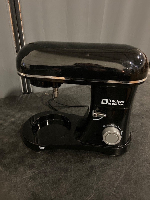 Photo 1 of Kitchen in the box Stand Mixer, 900W 8.5QT Kitchen Electric Mixer, 6-Speed Large Capacity Food Mixer for Home Cooks with Egg Whisk, Dough Hook & Flat Beater (Black)
