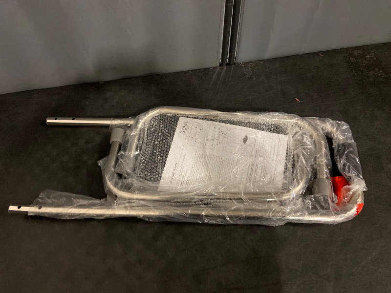 Photo 1 of DMI Step Stool with Handle and Non Skid Rubber Platform, Lightweight and Sturdy Stool for Seniors, Adults and Children, Holds up to 300 Pounds with 9.5 Inch Step Up, 17.3"D x 12.3"W x 34"H, Chrome
