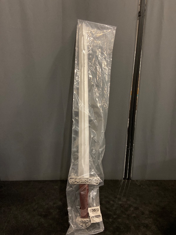 Photo 1 of LOOYAR Vikings Viking Age Medieval PU Foam Sword Weapon Toy for Berserker Soldier Knight Warrior Costume Battle Play Halloween Cosplay LARP Reenactments