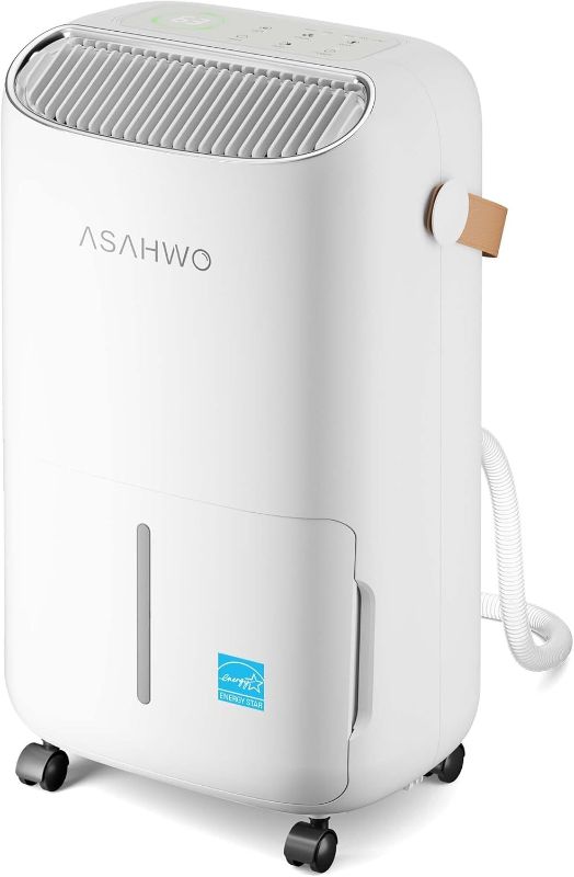 Photo 1 of Dehumidifier for Basement,Home,Bathroom,Bedroom 45 pint/Day 4500 Sq ft Dehumidifiers with Drain Hose,Most Efficient Energy Star 2025,Intelligent Humidity Control,3 Modes,24H Timer (45 Pint)