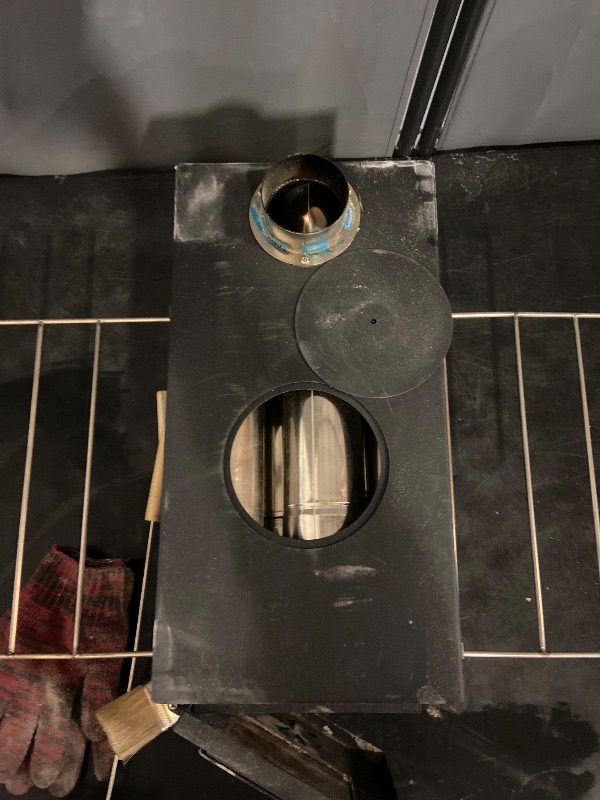 Photo 1 of Hot Tent Stove,AVOFOREST Wood Burning Stove,Small Wood Stove with 7 Stainless Chimney Pipes for Outdoor Heating & Cooking, Ice Fishing, Hunting