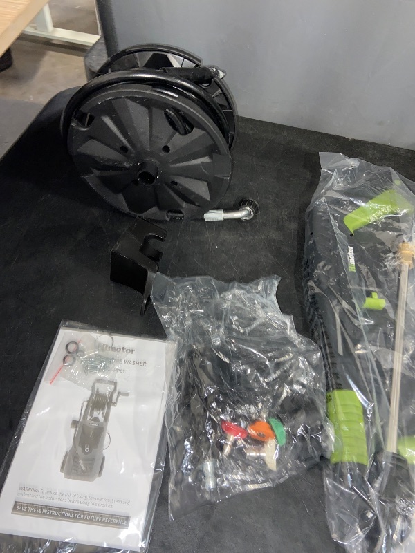 Photo 1 of Electric Pressure Washer - 4000PSI 2.8GPM Electric Power Washer with 35ft Cord 26ft Hose, High Pressure Washers Includes 5 Nozzles, Foam Cannon for Cars, Homes, Driveways