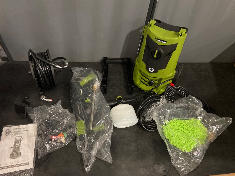 Photo 1 of Electric Pressure Washer - 4000PSI 2.8GPM Electric Power Washer with 35ft Cord 26ft Hose, High Pressure Washers Includes 5 Nozzles, Foam Cannon for Cars, Homes, Driveways