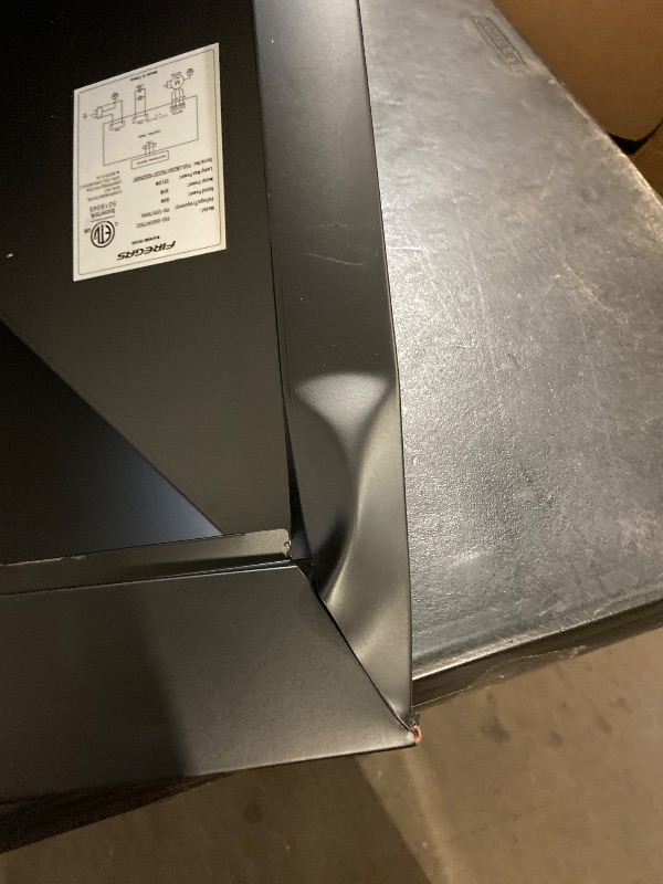 Photo 1 of FIREGAS Black Range Hood 30 inch, 450 CFM Wall Mount Range Hood with Ducted/Ductless Convertible, Gesture Sensing Control & Touch Control Kitchen Hood Vent, Baffle Filters, Charcoal Filters