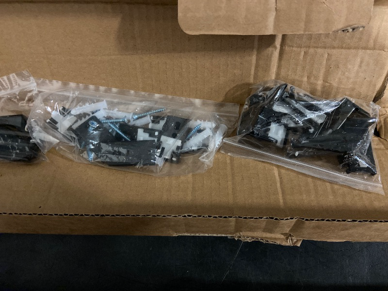 Photo 1 of Flexible Ceiling Curtain Track, Bendable Room Divider Curtain Tracks with Clips for Ceiling Mount, Heavy Duty Curtains Rails for Wall Bedroom Hospital Shower Privacy RV, Aluminum, Black,12 FT