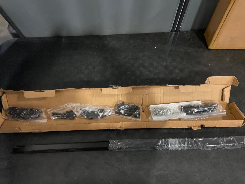 Photo 1 of Flexible Ceiling Curtain Track, Bendable Room Divider Curtain Tracks with Clips for Ceiling Mount, Heavy Duty Curtains Rails for Wall Bedroom Hospital Shower Privacy RV, Aluminum, Black,12 FT