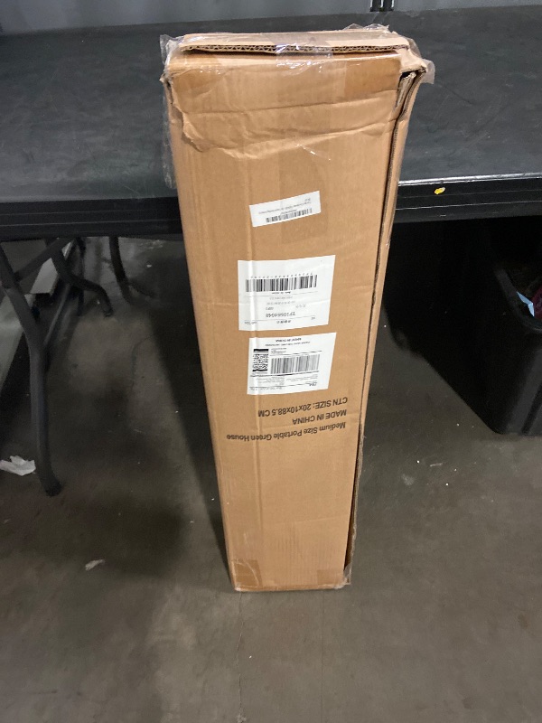 Photo 1 of Greengro Mini Greenhouse, 71" x 36" x 36" Portable Greenhouses for Outdoors with Roll-up Zipper Door, Ground Stakes & 20 T-Shaped Plant Tags, Waterproof UV-Resistant Green House for Indoor