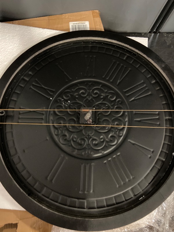 Photo 1 of Large Decorative Vintage Worn Wall Clock - Big Farmhouse, Rustic, Coastal Decor - 25 inches for Living Room or Bedroom - Battery Operated
