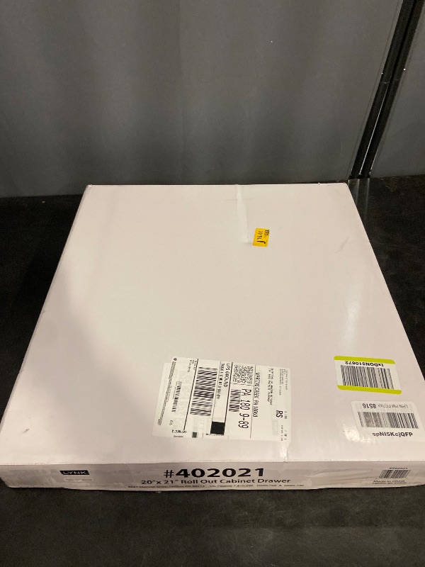 Photo 1 of LYNK PROFESSIONAL® Pull Out Cabinet Organizer, 20" x 21" Slide Out Drawers for Kitchen Cabinets - Sliding Pull-Out Pantry Shelves – Home Shelf Organizers - Lifetime Ltd. Warranty, Chrome