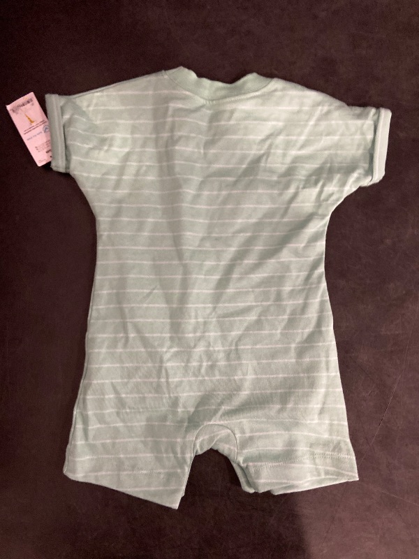 Photo 1 of Size 6M Carter's Just One You Baby Boys' Striped Scenic Dino Romper, - Green