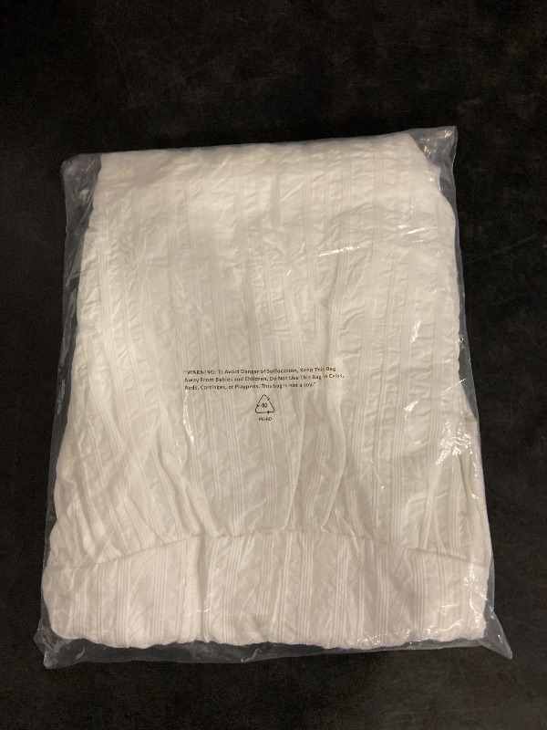 Photo 1 of XXL Girls' Ruched Fit & Flare Empire Waist Mini Dress - Art Class™ Off-White XXL: Cotton, Lightweight Jacquard Knit, Sleeveless