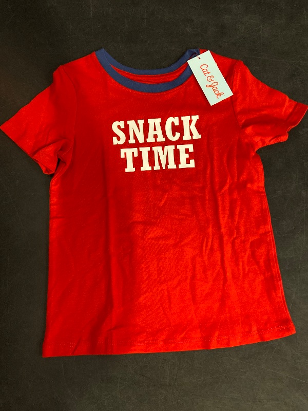 Photo 1 of 5T Toddler Boys' Short Sleeve Graphic T-Shirt - Cat & Jack™ Red