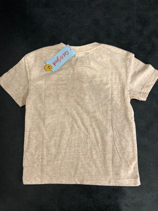 Photo 1 of Size 2T Toddler Boys' Short Sleeve Henley T-Shirt - Cat & Jack™ Almond Cream 2T