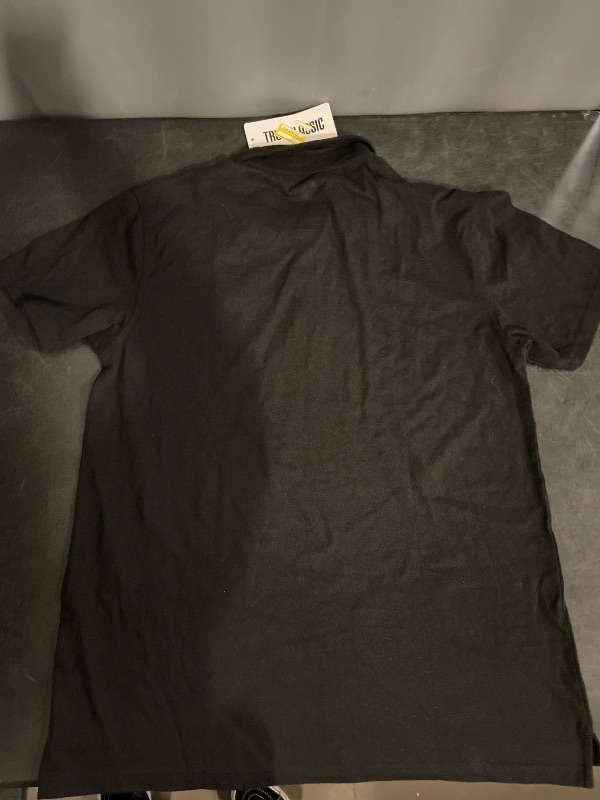 Photo 1 of Size M True Classic Men's Short Sleeve Collar Neck Classic Polo Shirt - Black M