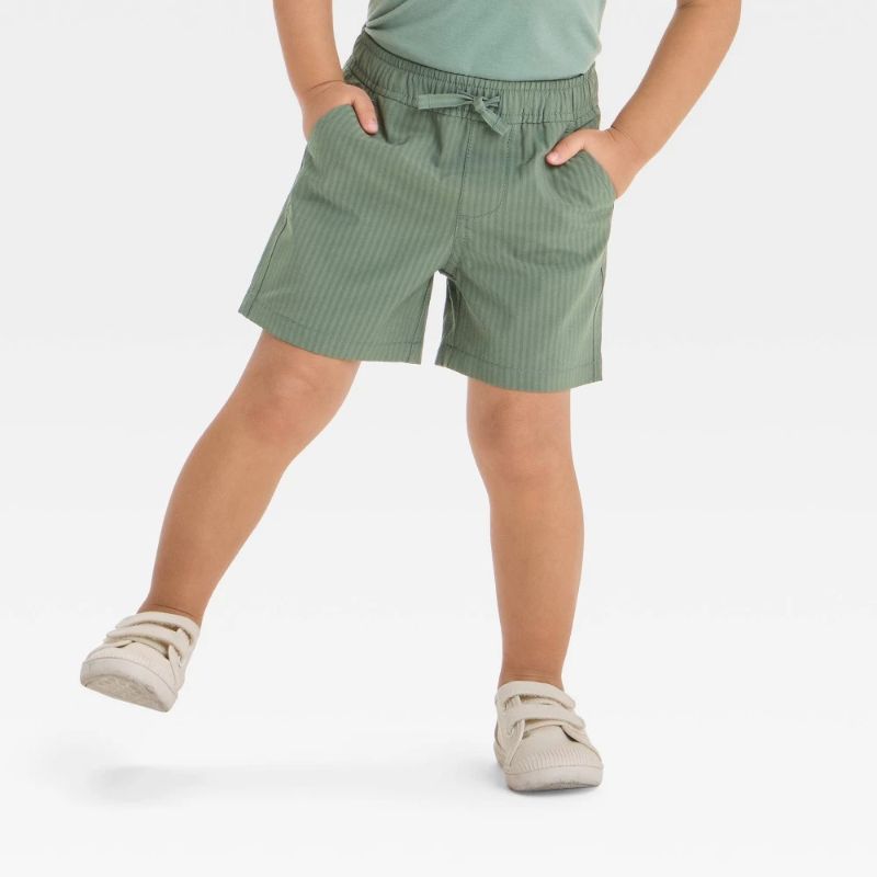 Photo 1 of Size 4T Toddler Boys' Quick Dry Pull-on Shorts - Cat & Jack™ Green 4T