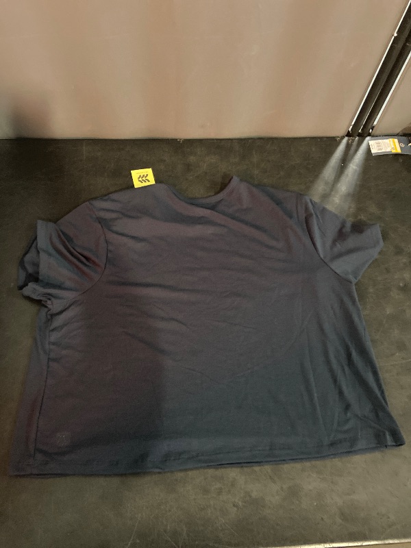 Photo 1 of Size L Women's Beyond Ease Crew Neck Short Sleeve T-Shirt - All in Motion™ Navy Blue L: Moisture Wicking, Quick Drying