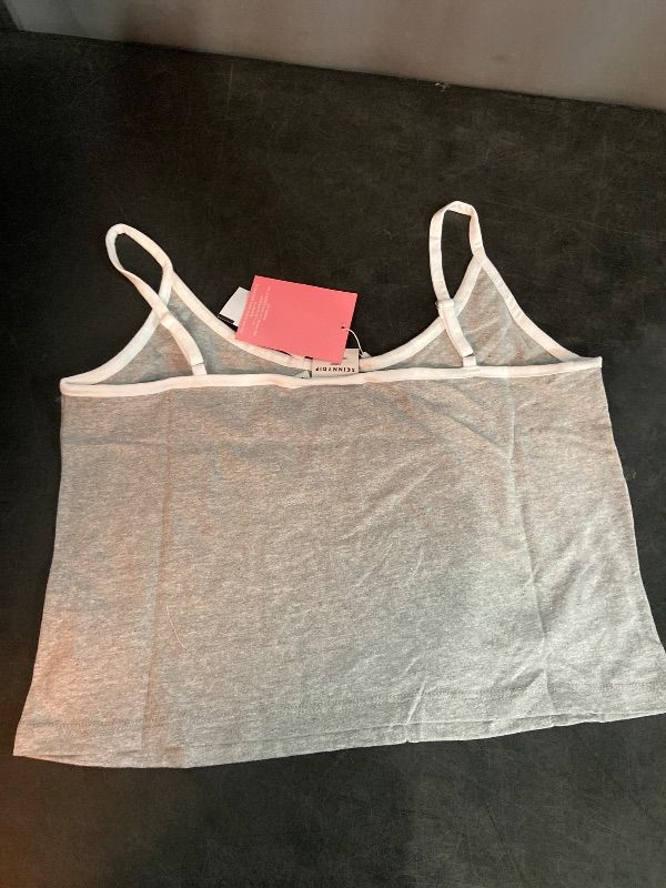 Photo 1 of Size S Women's Good Luck Graphic Tank Top - Heather Gray