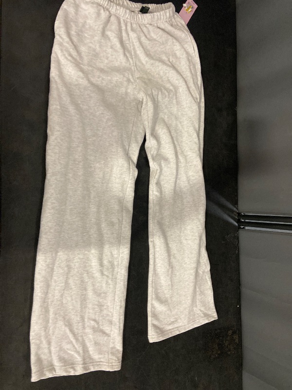 Photo 1 of (S) Women's Mid-Rise French Terry Sweatpants - Wild Fable™ Heathered Gray S