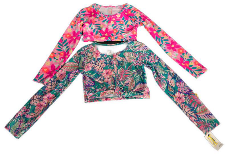 Photo 1 of 2 Medium Girls Floral Swim Tops
