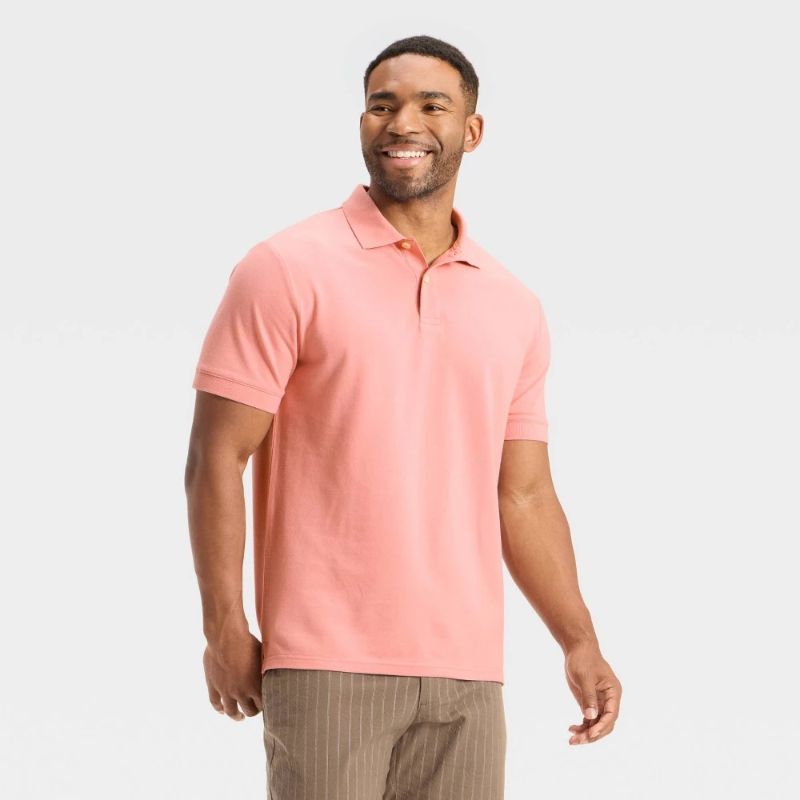 Photo 1 of M Men's Every Wear Polo Shirt - Goodfellow & Co™ Pink